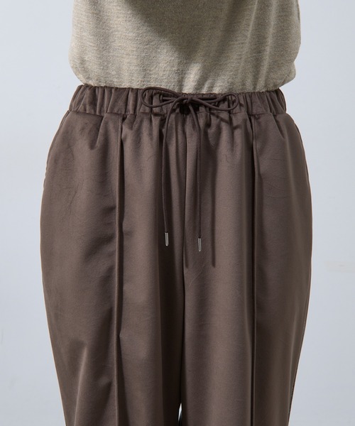 COLONY 2139（コロニートゥーワンスリーナイン）の「ベロアラメラインパンツ（その他パンツ・レディース・ブラック/チャコールグレー/ブラウン・FREE）」の6枚目の写真