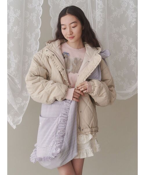 merry jenny（メリージェニー）の「フリルギンガムショルダーバッグ（ショルダーバッグ・レディース・その他1・FREE）」の4枚目の写真