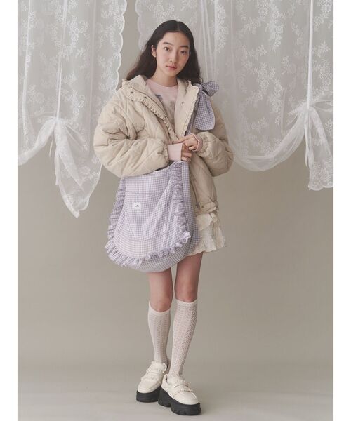 merry jenny（メリージェニー）の「フリルギンガムショルダーバッグ（ショルダーバッグ・レディース・その他1・FREE）」の5枚目の写真