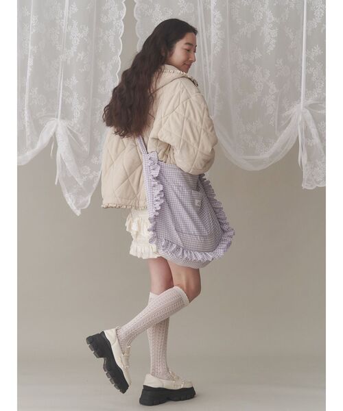 merry jenny（メリージェニー）の「フリルギンガムショルダーバッグ（ショルダーバッグ・レディース・その他1・FREE）」の7枚目の写真