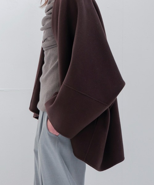 B7 / river short shawl coat(リバーショートショールカラーコート)