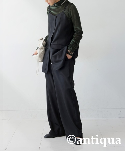 antiqua(アンティカ)の「ツイルビスチェ(その他トップス・レディース・ブラック/チャコールグレー・ONESIZE)」の17枚目の写真