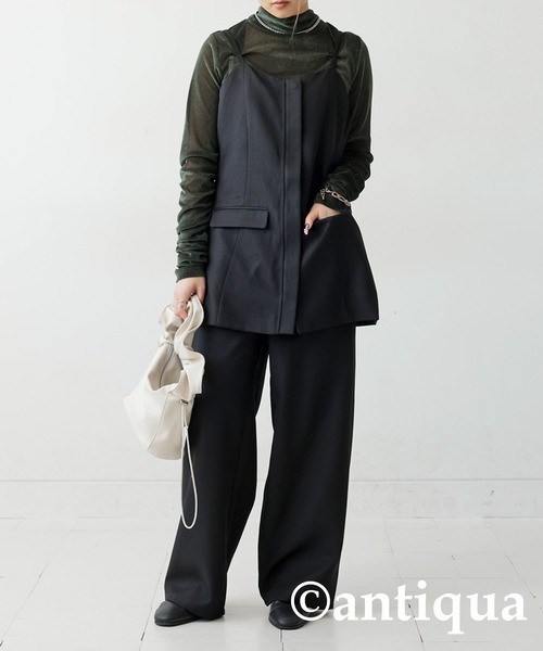 antiqua(アンティカ)の「ツイルビスチェ(その他トップス・レディース・ブラック/チャコールグレー・ONESIZE)」の19枚目の写真