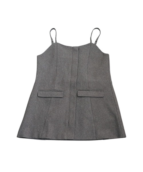 antiqua(アンティカ)の「ツイルビスチェ(その他トップス・レディース・ブラック/チャコールグレー・ONESIZE)」の7枚目の写真