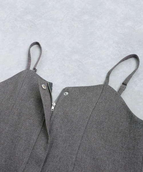 antiqua(アンティカ)の「ツイルビスチェ(その他トップス・レディース・ブラック/チャコールグレー・ONESIZE)」の9枚目の写真