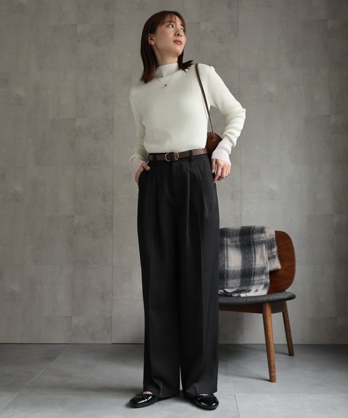 model：162㎝　着用サイズ：M
