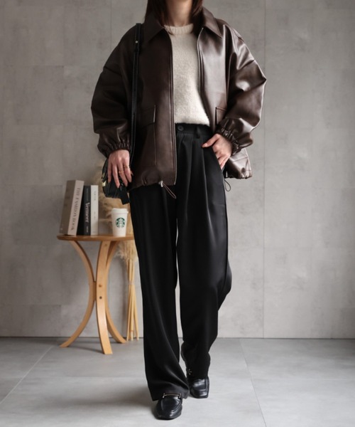 model：162㎝　着用サイズ：M