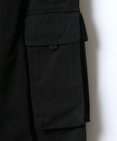 ANPAS(アンパス)の「Stretch Denim&Twill Cargo Jogger Pants/ストレッチ デニム/ツイル カーゴパンツ ジョガーパンツ(カーゴパンツ・メンズ・ブラック/カーキ/ブラック系その他/ベージュ/ブルー系その他・M/L/LL)」の12枚目の写真