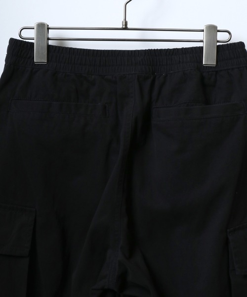 ANPAS(アンパス)の「Stretch Denim&Twill Cargo Jogger Pants/ストレッチ デニム/ツイル カーゴパンツ ジョガーパンツ(カーゴパンツ・メンズ・ブラック/カーキ/ブラック系その他/ベージュ/ブルー系その他・M/L/LL)」の8枚目の写真