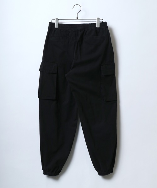 ANPAS(アンパス)の「Stretch Denim&Twill Cargo Jogger Pants/ストレッチ デニム/ツイル カーゴパンツ ジョガーパンツ(カーゴパンツ・メンズ・ブラック/カーキ/ブラック系その他/ベージュ/ブルー系その他・M/L/LL)」の6枚目の写真