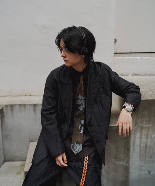 ジャケット・アウター LIDNM SILK LINEN SUCKER JACKET LIDNM / Llife ONLINE STORE / SILK LINEN SUCKER JACKET