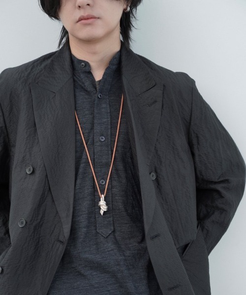 SILK LINEN SUCKER JACKET（テーラードジャケット）｜LIDNM