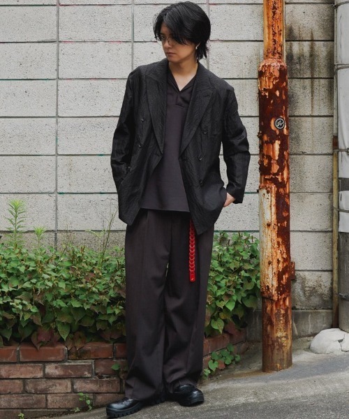 SILK LINEN SUCKER JACKET（テーラードジャケット）｜LIDNM（リドム