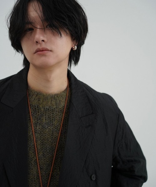 リドム SILK LINEN SUCKER JACKET Mサイズ SILK LINEN SUCKER JACKET（テーラードジャケット）｜LIDNM