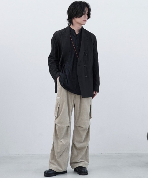 リドム SILK LINEN SUCKER JACKET Mサイズ LIDNM / Llife ONLINE STORE / SILK LINEN SUCKER JACKET