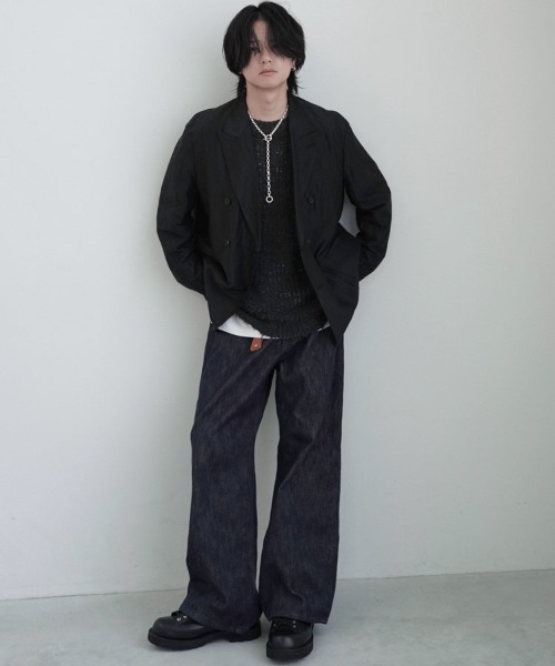 SILK LINEN SUCKER JACKET（テーラードジャケット）｜LIDNM（リドム