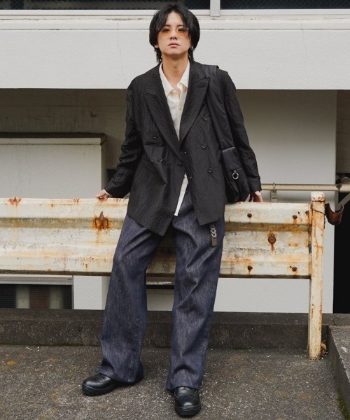 セール】SILK LINEN SUCKER JACKET（テーラードジャケット