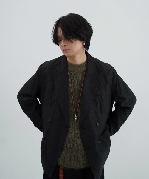 リドム SILK LINEN SUCKER JACKET Mサイズ LIDNM / Llife ONLINE STORE / SILK LINEN SUCKER JACKET