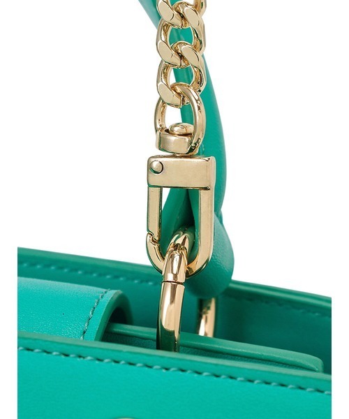LILY BROWN（リリーブラウン）の「【LILY BROWN × ANNA SUI】チャーム付きBAG（ハンドバッグ・レディース・グリーン/ホワイト/ブラック・FREE）」の4枚目の写真