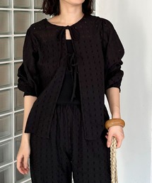 カットレース2wayブラウス