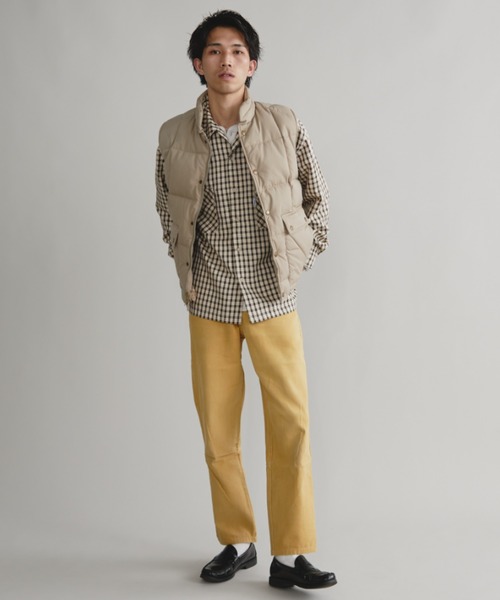 Auntie Rosa（アンティローザ）の「【AMOLE】チェックシャツ（シャツ/ブラウス・メンズ・ベージュ/ブルー・FREE）」の16枚目の写真