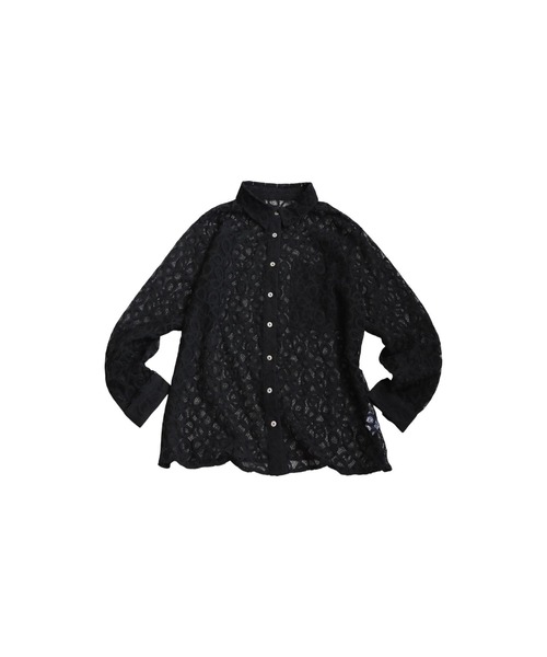 antiqua(アンティカ)の「レースシャツ(シャツ/ブラウス・レディース・ブラック/オフホワイト・ONESIZE)」の16枚目の写真