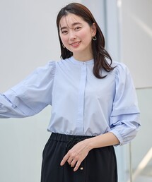 エニィファンクションタックスリーブブラウス