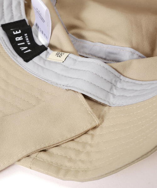 AVIREX（アヴィレックス）の「《直営店限定》DETACHABLE RIBBON HAT/デタッチャブルリボンハット（ハット・レディース・ブラック/ベージュ・F）」の10枚目の写真