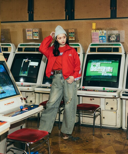 FREAK'S STORE(フリークスストア)の「PIKO × FREAK'S STORE/ピコ 別注 TRACK JACKET/トラックジャケット(その他アウター・レディース・レッド/ブルー/ブラック・フリ-)」の14枚目の写真