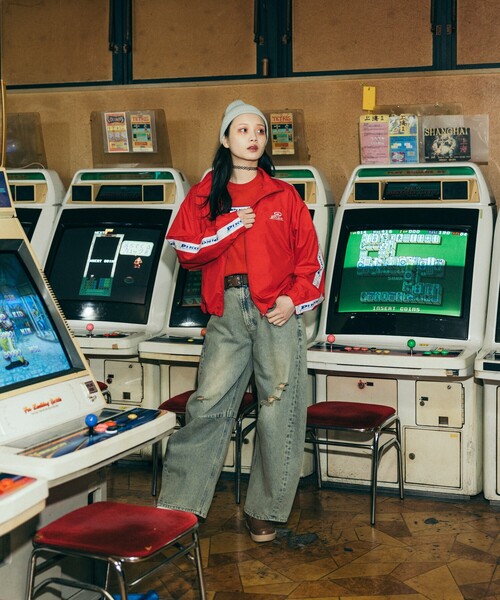 FREAK'S STORE(フリークスストア)の「PIKO × FREAK'S STORE/ピコ 別注 TRACK JACKET/トラックジャケット(その他アウター・レディース・レッド/ブルー/ブラック・フリ-)」の15枚目の写真