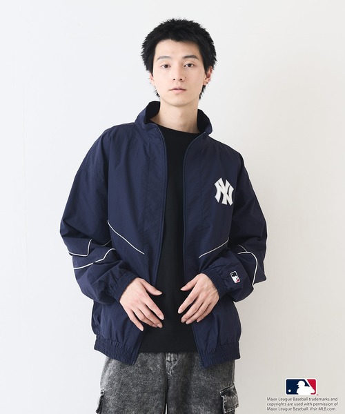 MLB LINE TRACK ジャケット MOUSSY | MLB LINE TRACK ジャケット (Tシャツ・カットソー(長袖