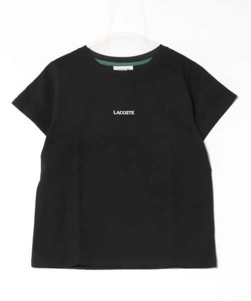 LACOSTE（ラコステ）の「《LACOSTE》TF006J-99（Tシャツ/カットソー・レディース・ブラック/ホワイト・34/38/36）」の2枚目の写真