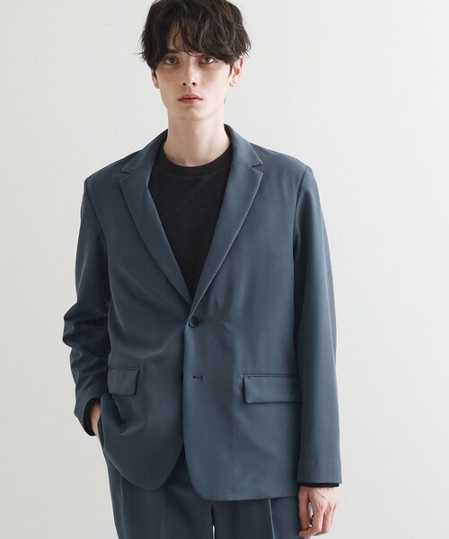 tk.TAKEO KIKUCHI（ティーケータケオキクチ）の「360度ストレッチテーラードジャケット（セットアップ対応）（テーラードジャケット・メンズ・ブラック/ベージュ/ブルー・01/02/03/04）」の3枚目の写真