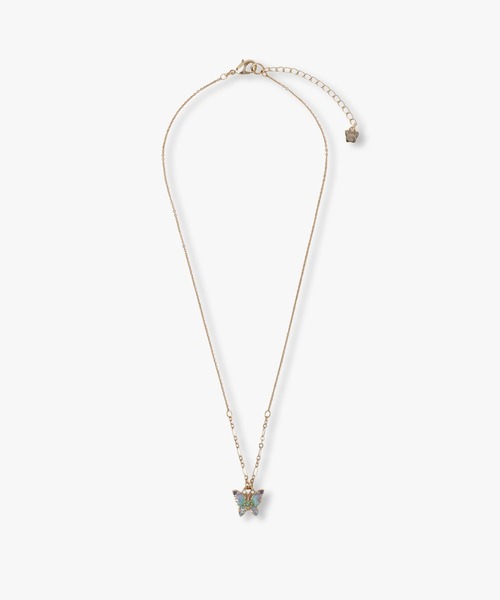 ANNA SUI（アナスイ）の「蝶モチーフ ネックレス（ネックレス・レディース・ブルー/ピンク・FREE）」の4枚目の写真