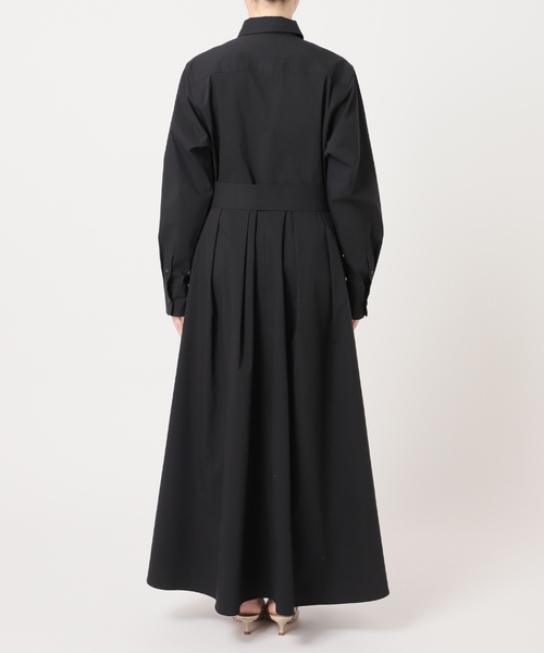 plage（プラージュ）の「Flared Shirt ドレス（ワンピース・レディース・ブラック/キャメル・38/36）」の19枚目の写真