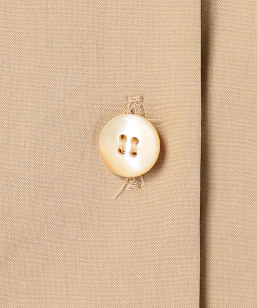 plage（プラージュ）の「Flared Shirt ドレス（ワンピース・レディース・ブラック/キャメル・38/36）」の6枚目の写真