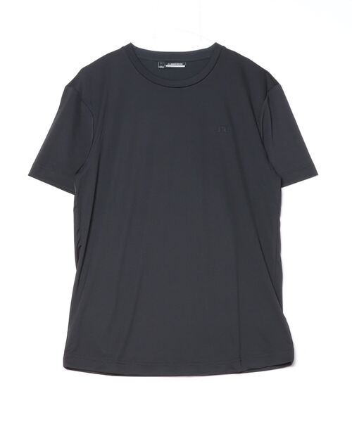 J.LINDEBERG(ジェイリンドバーグ)の「【J.LINDEBERG/GOLF】半袖Tシャツ(Tシャツ/カットソー・メンズ・ブラック/グレー・46/48/44)」の1枚目の写真