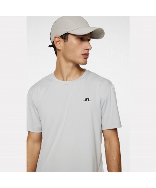 J.LINDEBERG(ジェイリンドバーグ)の「【J.LINDEBERG/GOLF】半袖Tシャツ(Tシャツ/カットソー・メンズ・ブラック/グレー・46/48/44)」の2枚目の写真