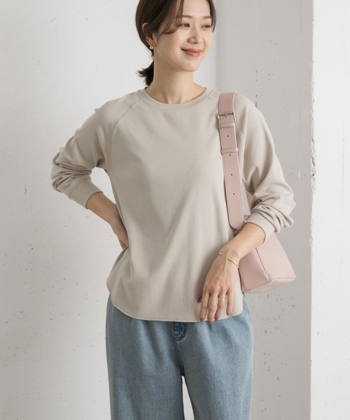 URBAN RESEARCH DOORS（アーバンリサーチドアーズ）の「ソフトフライスプルオーバー（Tシャツ/カットソー・レディース・オフホワイト/ベージュ系その他/グレー系その他・MEDIUM）」の22枚目の写真