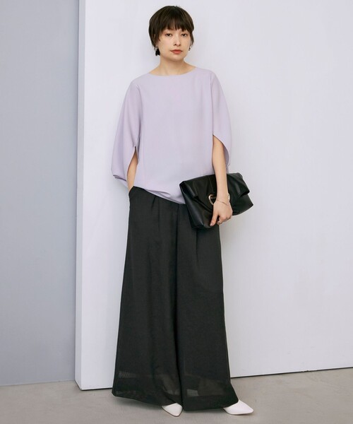 ICB(アイシービー)の「UnleashLite タックパンツ(その他パンツ・レディース・アイボリー系/ブラック系/黄土色系・40/42/44/46/48)」の8枚目の写真