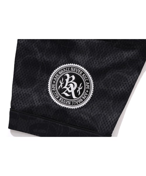 A BATHING APE(アベイシングエイプ)の「CAMO STRIPE BASEBALL SHIRT(シャツ/ブラウス・メンズ・グレー/ブラック・SMALL/X-LARGE/XX-LARGE/MEDIUM/LARGE)」の9枚目の写真