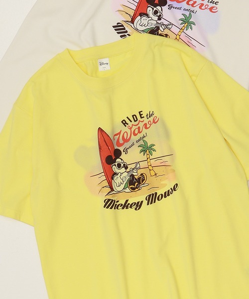 セール】【DISNEY/ディズニー】QUICK DRY プリント半袖Tシャツ SURF 