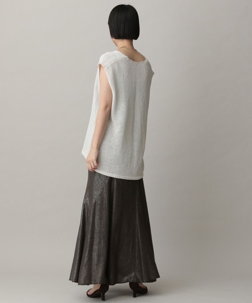 A part by（アパートバイ）の「ハクエスカルゴスカート（スカート・レディース・ブラウン/ライトベージュ/チャコールグレー・SMALL/MEDIUM）」の7枚目の写真