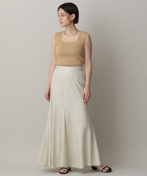 A part by（アパートバイ）の「ハクエスカルゴスカート（スカート・レディース・ブラウン/ライトベージュ/チャコールグレー・SMALL/MEDIUM）」の11枚目の写真