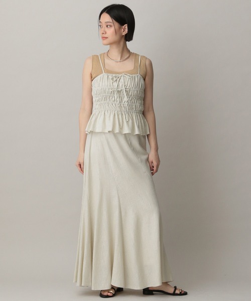 A part by（アパートバイ）の「ハクエスカルゴスカート（スカート・レディース・ブラウン/ライトベージュ/チャコールグレー・SMALL/MEDIUM）」の12枚目の写真