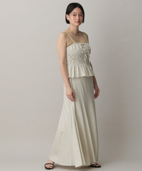 A part by（アパートバイ）の「ハクエスカルゴスカート（スカート・レディース・ブラウン/ライトベージュ/チャコールグレー・SMALL/MEDIUM）」の13枚目の写真