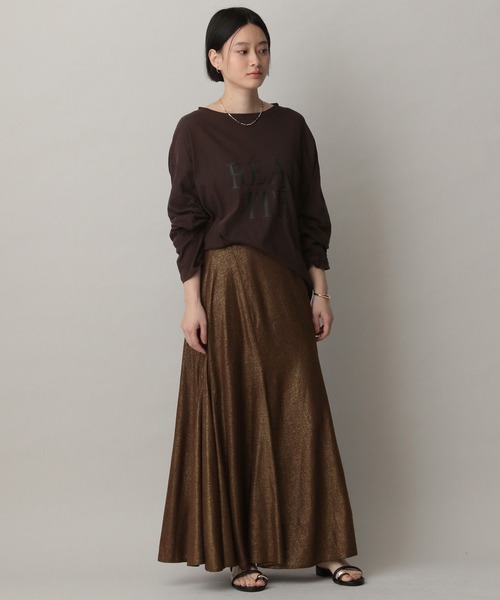 A part by（アパートバイ）の「ハクエスカルゴスカート（スカート・レディース・ブラウン/ライトベージュ/チャコールグレー・SMALL/MEDIUM）」の22枚目の写真