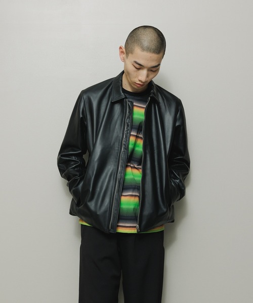 BAL（バル）の「GRADIENT STRIPE CREW NECK L/S TEE（Tシャツ/カットソー・メンズ・ピンク/グリーン・1/2/3）」の18枚目の写真