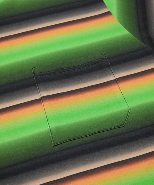 BAL（バル）の「GRADIENT STRIPE CREW NECK L/S TEE（Tシャツ/カットソー・メンズ・ピンク/グリーン・1/2/3）」の13枚目の写真