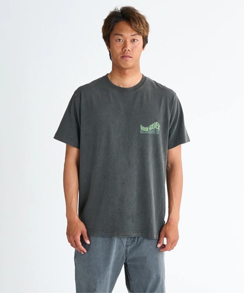 Quiksilver(クイックシルバー)の「WAVE RIDE ST /クイックシルバーバックプリント半袖Tシャツ(Tシャツ/カットソー・メンズ・ホワイト/ピンク/インディゴブルー/ブラック・LARGE/X-LARGE/MEDIUM/SMALL)」の6枚目の写真